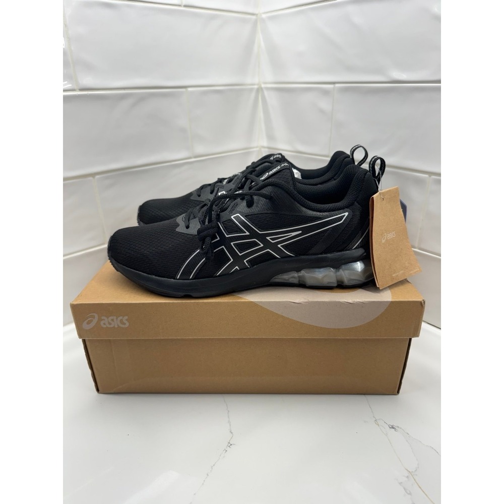 ASICS GEL QUANTUM 90‎ 4 'BLACK PURE SILVER' men's 8